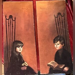 Rare Vintage Mid Century Modern Cotti Prints